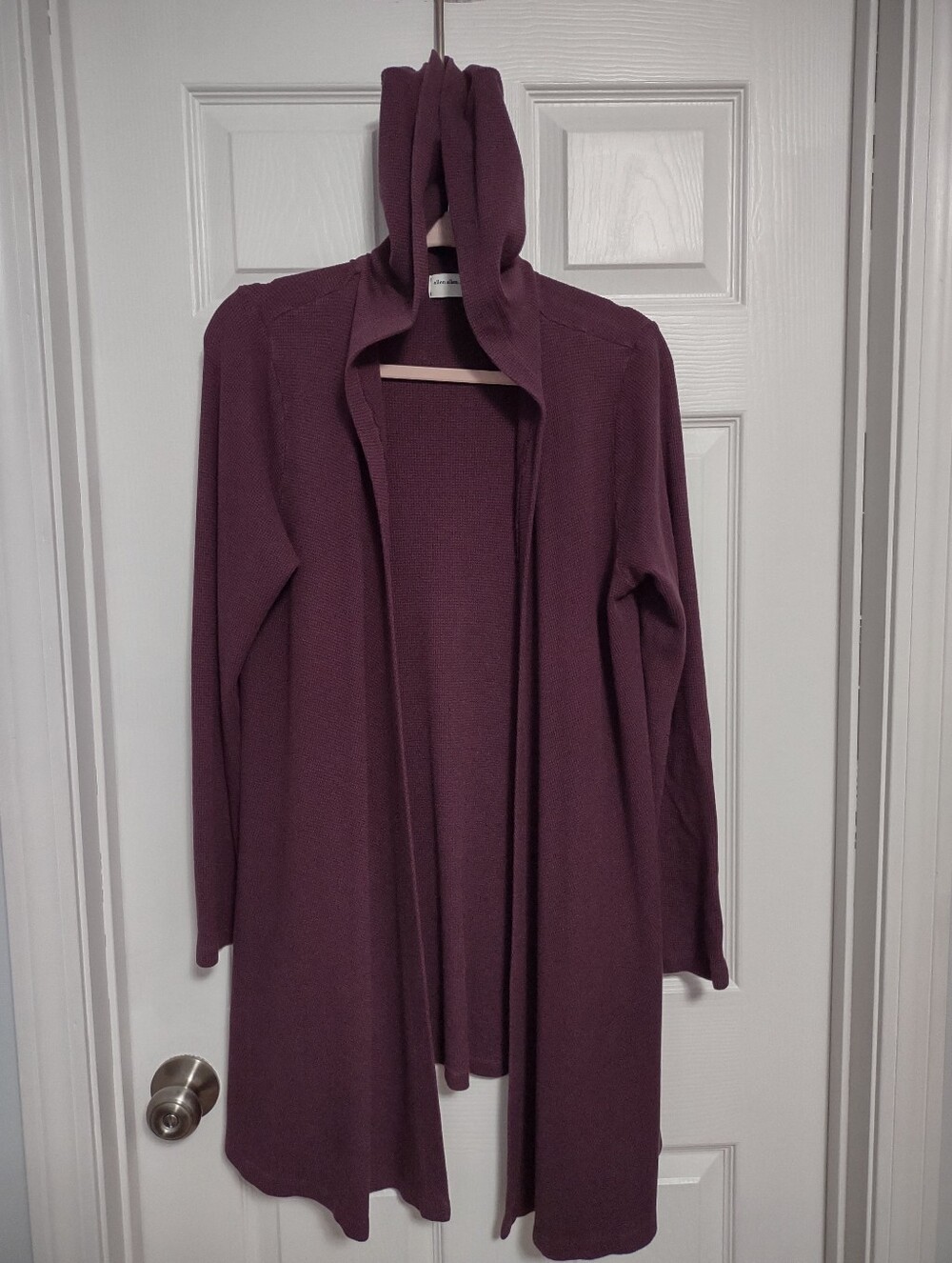 Waffle Hooded Cardigan(L)